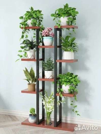 Полка для цветов лофт