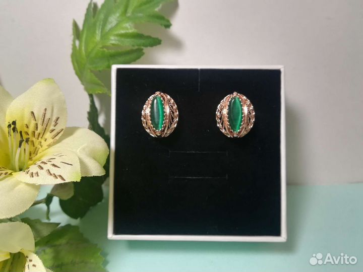 Серьги мельхиор