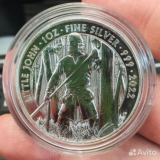 Монета 2 фунта 2022 Малыш Джон Великобритания