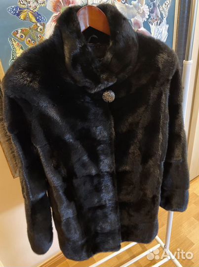 Шуба BlackGlama черная