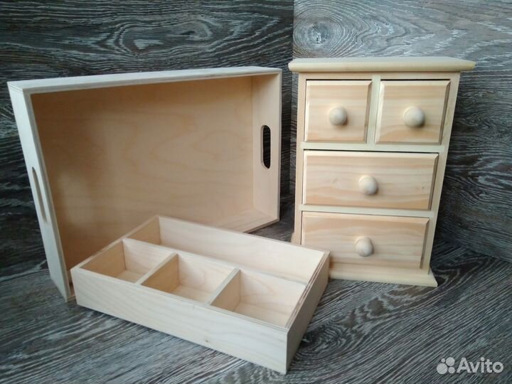 Заготовки для декупажа из дерева, фанеры, мдф