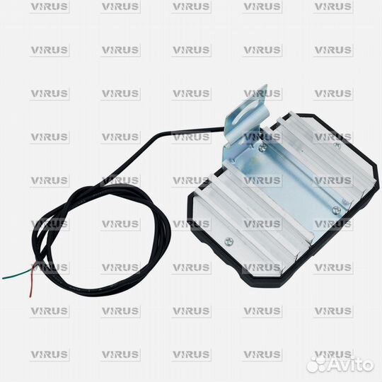 Фара передняя LED одинарная для электровелосипеда