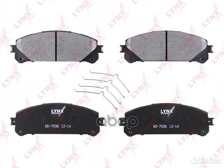 Колодки тормозные lynxauto BD-7596 lexus RX270
