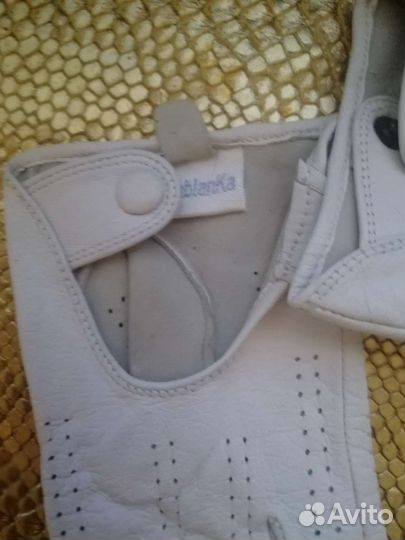 Перчатки женские натуральная кожа