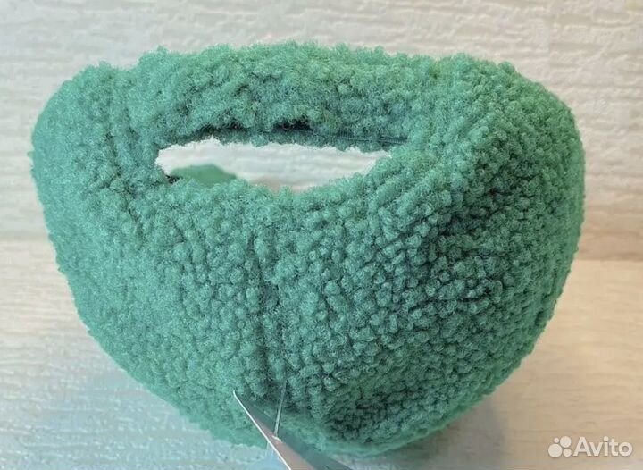 Бейсболка женская теплая меховая