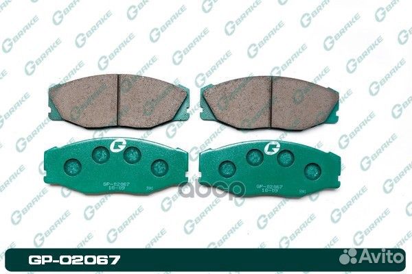 Колодки G-brake GP-02067 GP-02067 G-brake