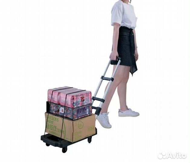 Складная Тележка-Платформа Нагрузка 75 кг