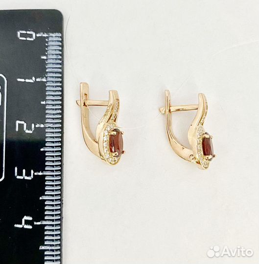 Золотые серьги 585 проба