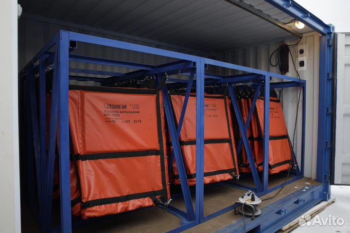 Плоские боновые заграждения