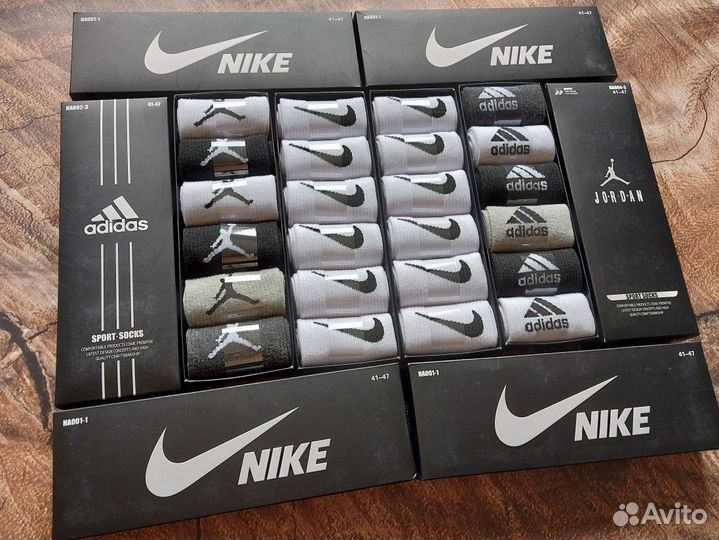 Носки Nike Adidas Jordan качество