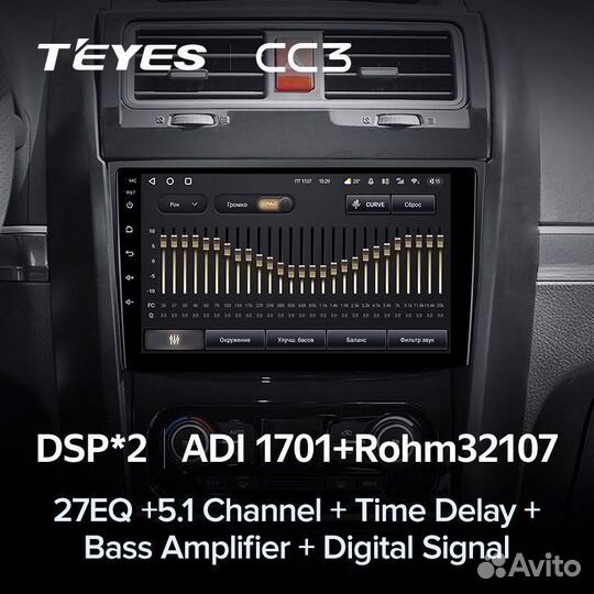 Магнитола Teyes CC3 great wall Hover H5 2010-201