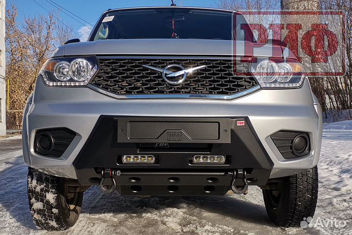 Силовой бампер передний УАЗ Патриот RIF064-10076