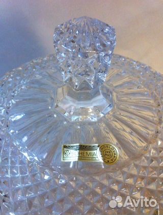 Крюшонница из богемского хрусталя