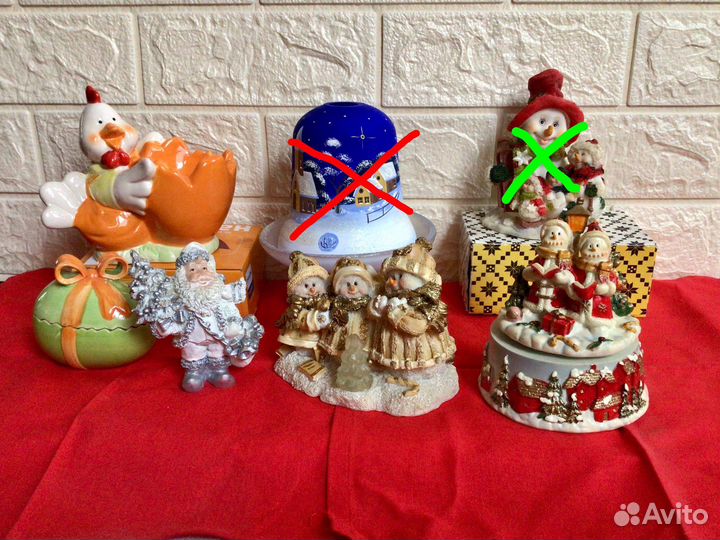 Статуэтки/новый год/пасха/фигурки