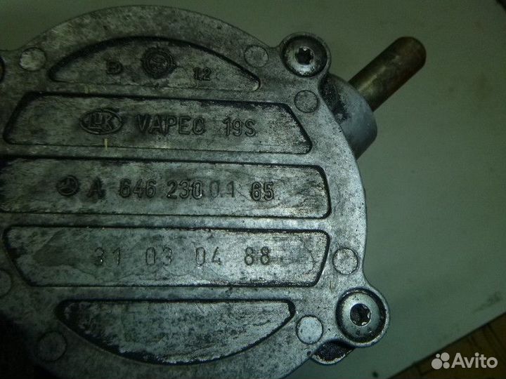 Насос вакуумный mercedes benz viano (639) 2003