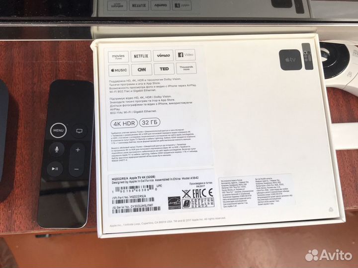 Apple tv 4k 32 A1842 Эпл тв приставка