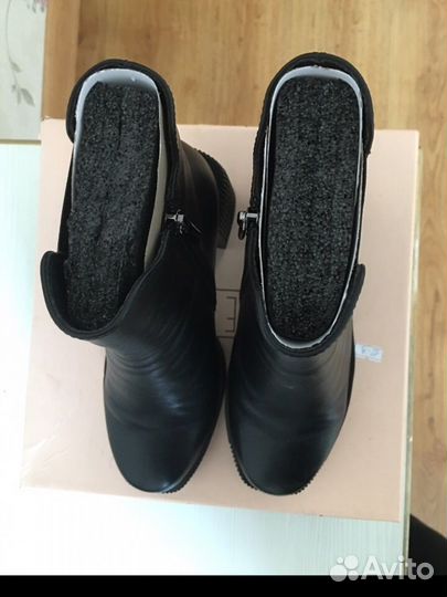 Ботильоны женские натуральная кожа размер 38
