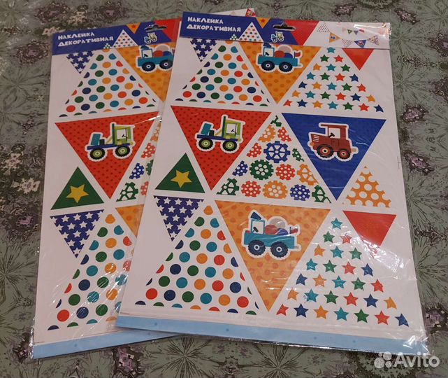 Наклейки декоративные (2 шт)