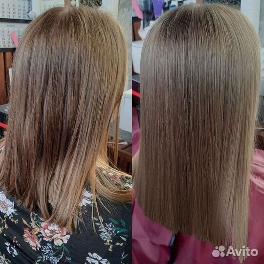 Кератиновое выпрямление