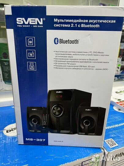 Новые Колонки Sven Ms307