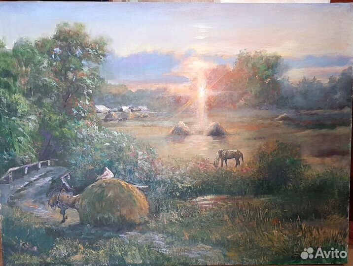 Картина маслом пейзаж