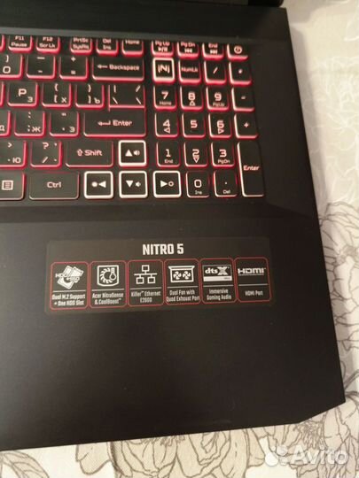 Ноутбук Acer Nitro 5 (17, 3.,3060,ssd512+hdd1000)