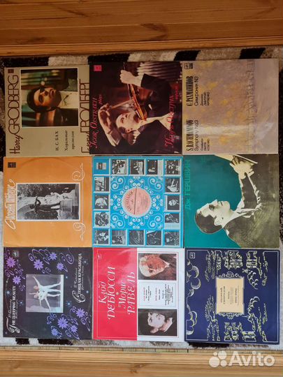 Виниловые пластинки классика, джаз, опера