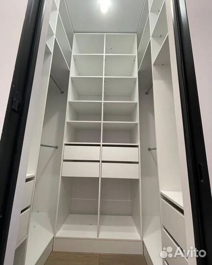 Гардеробная с ящиками на заказ