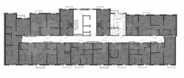 Квартира-студия, 23,6 м², 4/17 эт.