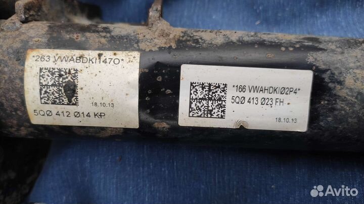 Амортизаторы, пружина, пыльники skoda oktavia a7