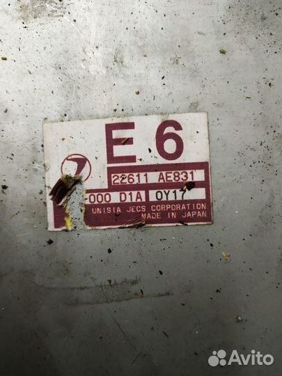 Блок управления двигателем Subaru 22611ае831