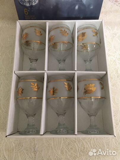 Фужеры-стаканы новые