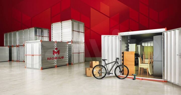 Хранение велосипедов и самокатов в боксе на складе