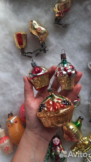 Елочные игрушки СССР