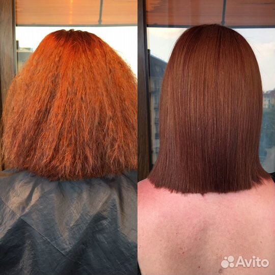 Кератиновое выпрямление и ботокс для волос