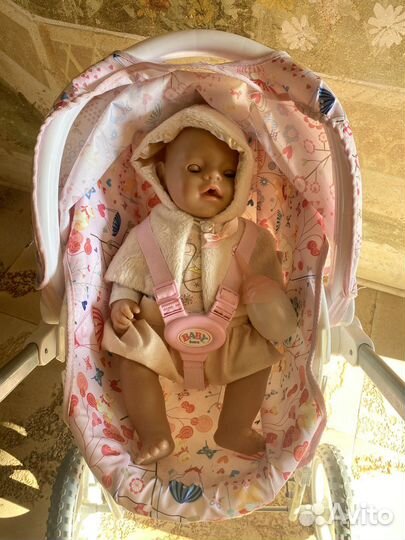 Коляска кукольная baby born
