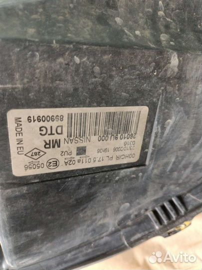 Фары nissan note e11