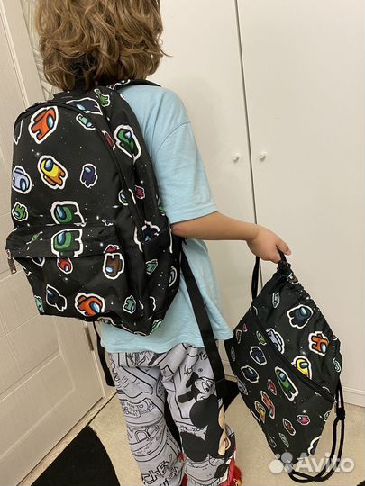 Рюкзак Among us и сумка для сменки