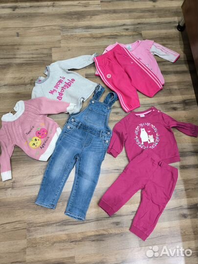 Вещи на девочку 74 пакетом Gap Adidas Chicco