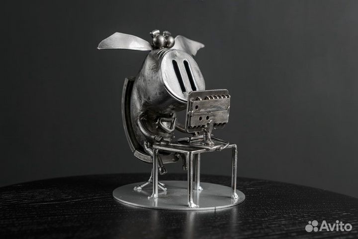 Байкер Свин, Свинка, техно-арт, стим-панк