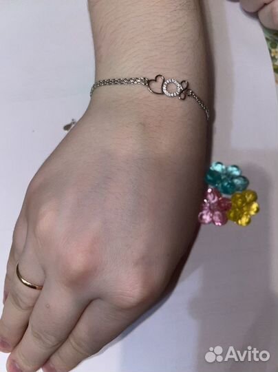 Браслет серебро