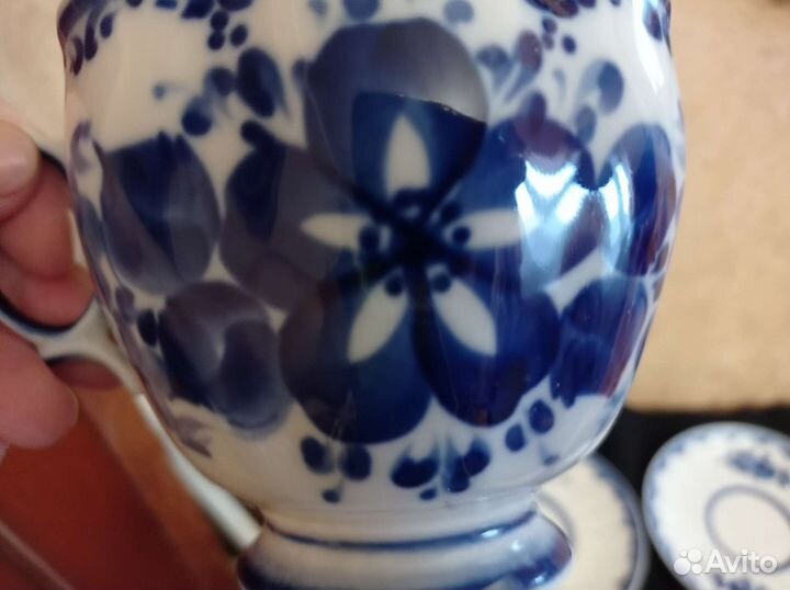 Чашки, Гжель