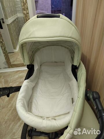 Коляска 2 в 1 эко кожа