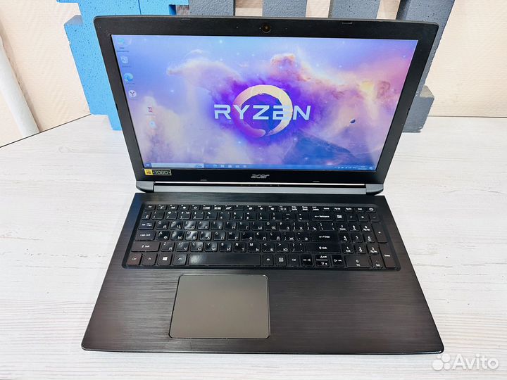Мощный Acer на ryzen 5 8gb ssd 1000gb