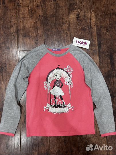 Новая с биркой хлопеовая детская футболка на лето