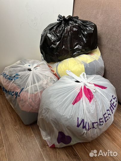 Вещи на девочку 2-3 года пакетами