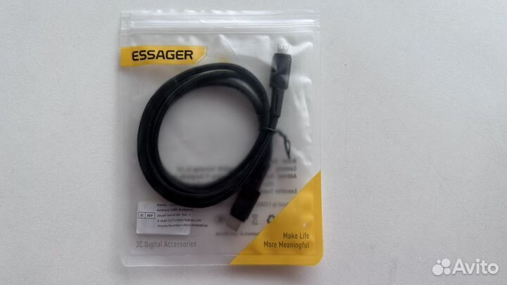 Кабель для iPhone Lightning - USB Туре-С