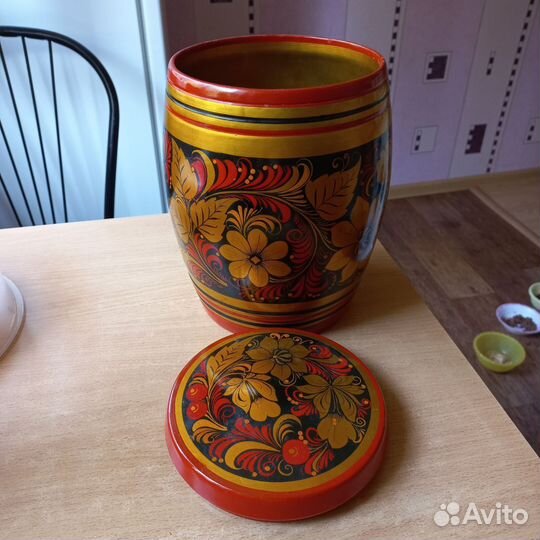 Бочонок хохлома СССР