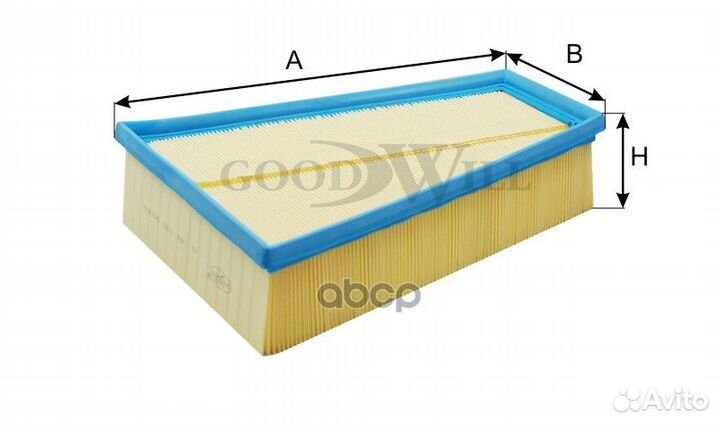 Фильтр воздушный AG184 Goodwill