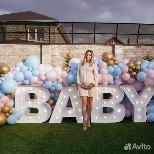 Светящиеся буквы oh baby